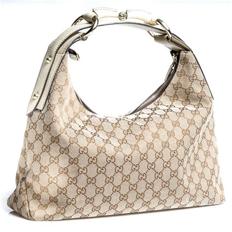 gucci hono bag|Gucci hobo canvas bag.